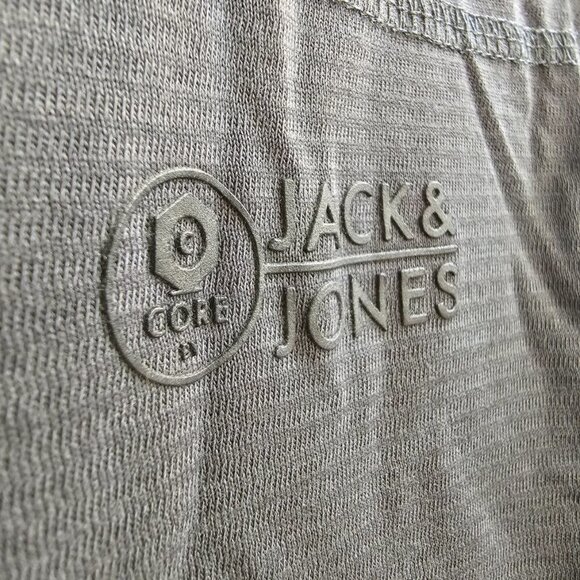 Jack & Jones Long Sleeved Cotton Shirt, Deadstock Workwear, Dark Grey, Size M - Picture 10 of 16